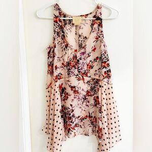 Vanessa Virginia Anthropologie Garden Pop Tank Top from NWOT, Sz XS